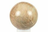 Polished Peach Moonstone Sphere - Madagascar #252018-1